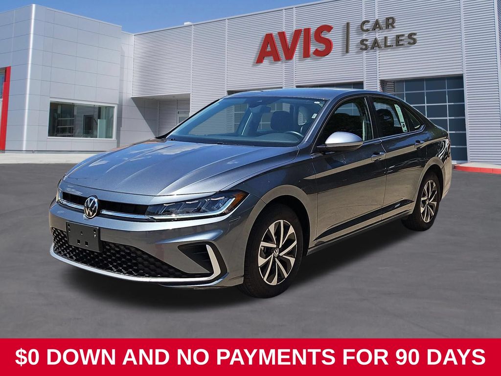 Gray 2025 Volkswagen Jetta Sedan Front-Wheel Drive 8-Speed Automatic