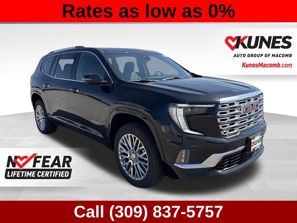 Black (Ebony Twilight Metallic) 2026 GMC Acadia Denali AWD SUV / Crossover Four-Wheel Drive 8-Speed Automatic