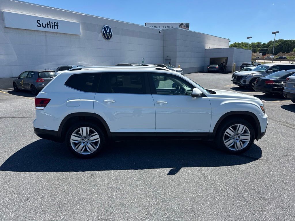 2019 Volkswagen Atlas 3.6L V6 SE White at Carlisle Cadillac Buick GMC