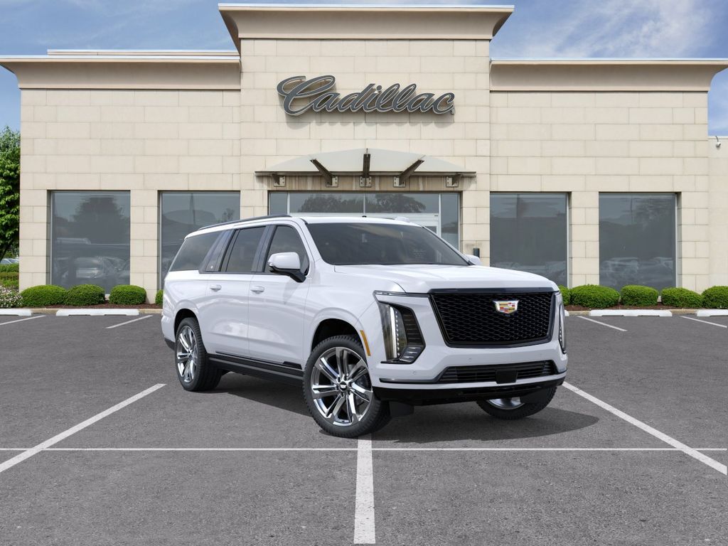 Vibrant White Tricoat 2026 Cadillac Escalade ESV SUV / Crossover Four-Wheel Drive Automatic