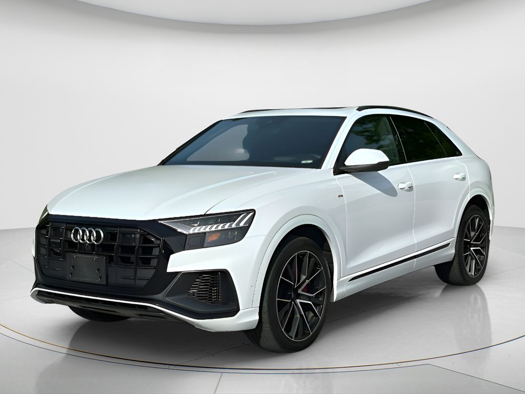 Glacier White 2020 Audi Q8 quattro Prestige 55 TFSI SUV / Crossover All-Wheel Drive 8-Speed Automatic
