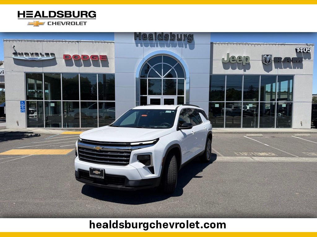 Summit White 2025 Chevrolet Traverse LT AWD SUV / Crossover Four-Wheel Drive 8-Speed Automatic