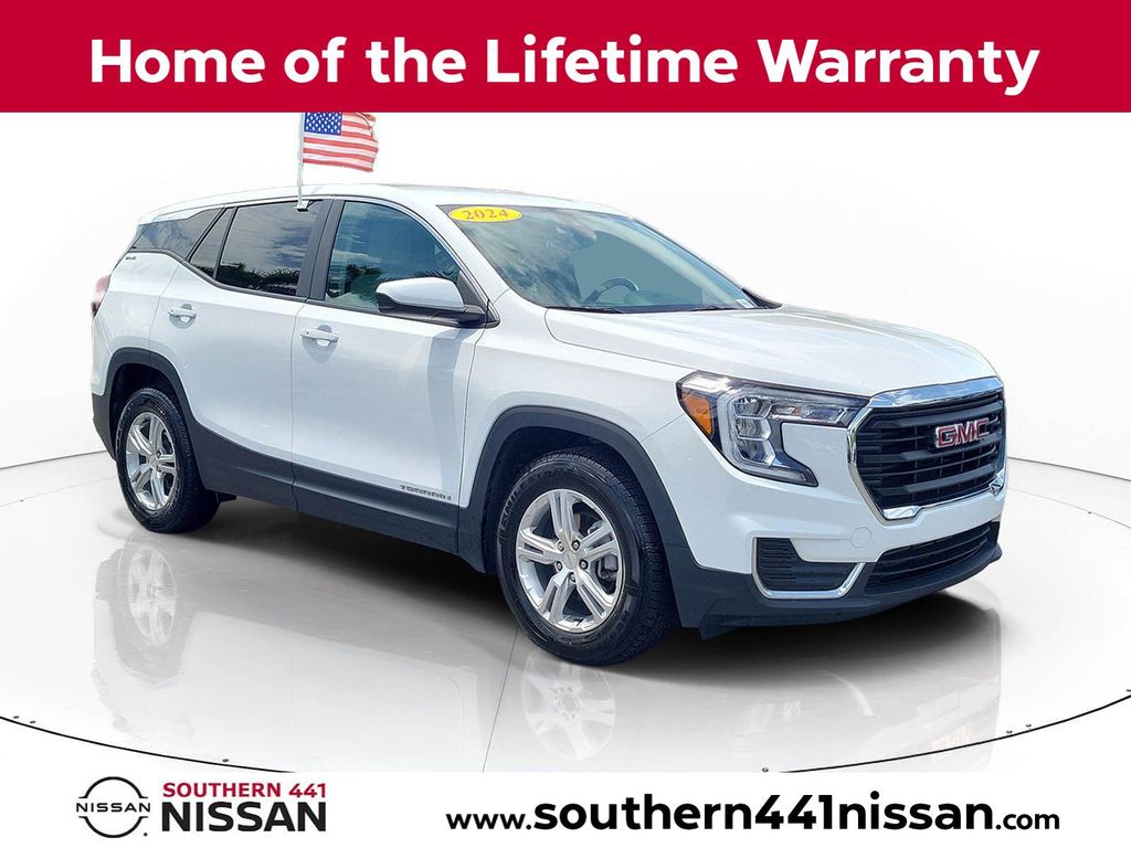 Summit White 2024 GMC Terrain SUV / Crossover Front-Wheel Drive 9-Speed Automatic