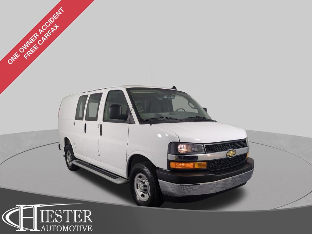 Summit White 2025 Chevrolet Express Cargo Van Rear-Wheel Drive 8-Speed Automatic Overdrive