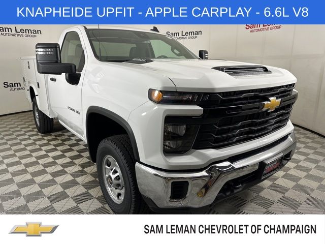 Summit White 2024 Chevrolet Silverado 2500HD Pickup Truck Four-Wheel Drive Automatic