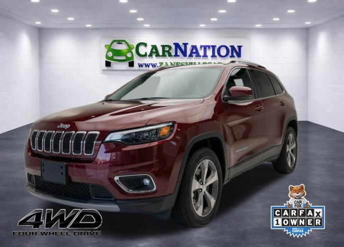 Velvet Red Pearlcoat 2019 Jeep Cherokee SUV / Crossover Four-Wheel Drive 9-Speed Automatic