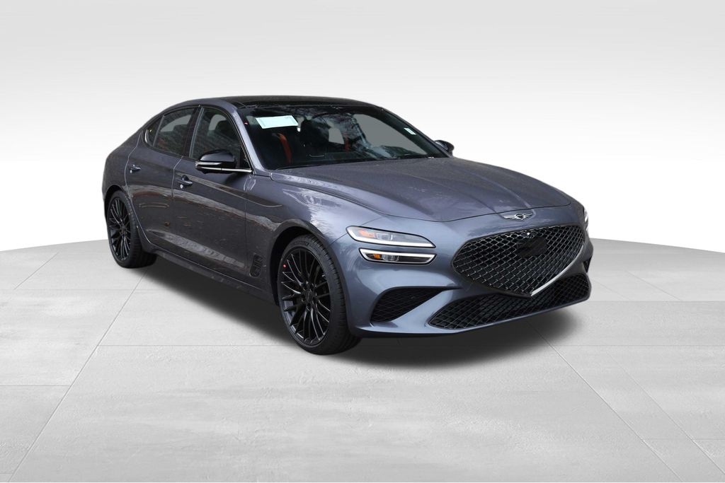 Ceres Blue 2026 Genesis G70 3.3T Prestige Graphite AWD Sedan All-Wheel Drive 8-Speed Automatic
