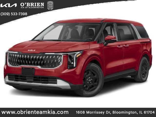 Red 2026 Kia Carnival Minivan Front-Wheel Drive 8-Speed Automatic