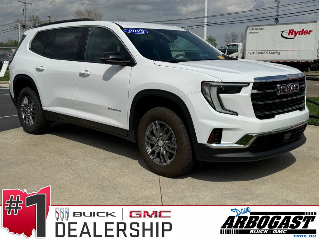 Summit White 2025 GMC Acadia Elevation FWD SUV / Crossover Front-Wheel Drive 8-Speed Automatic