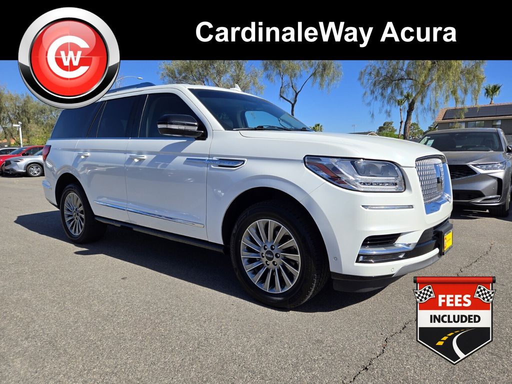 White 2021 Lincoln Navigator SUV / Crossover Four-Wheel Drive Automatic