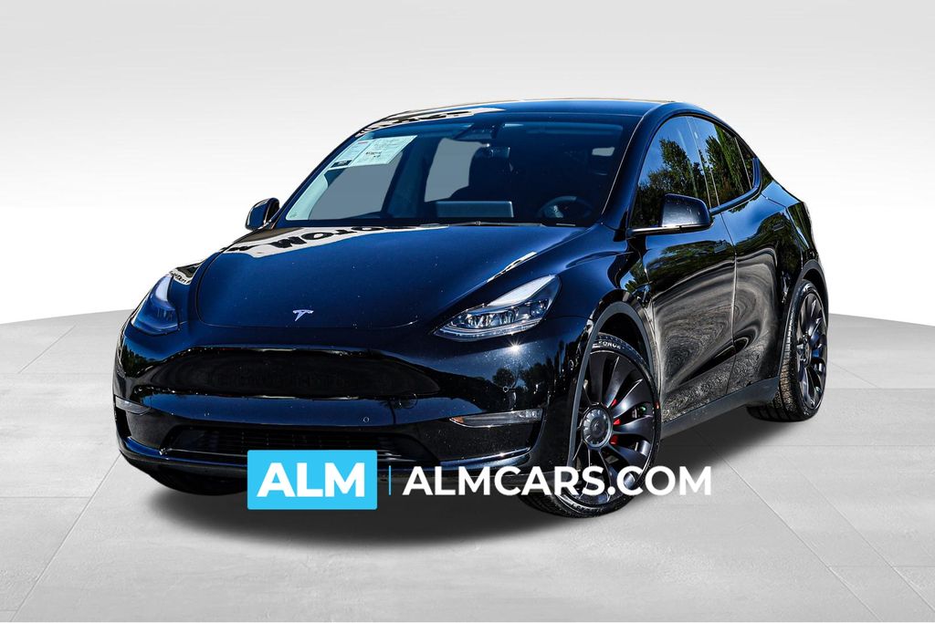 Black 2022 Tesla Model Y Performance AWD SUV / Crossover All-Wheel Drive 1-Speed Automatic
