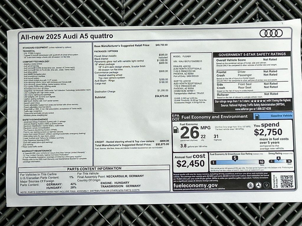 Thumbnail: 2025 Audi A5 - 9