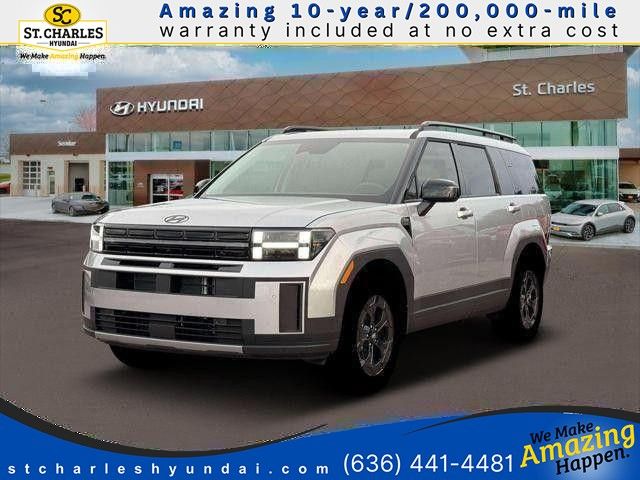 Shimmering Silver Pearl 2026 Hyundai Santa Fe SUV / Crossover All-Wheel Drive 8-Speed Automatic