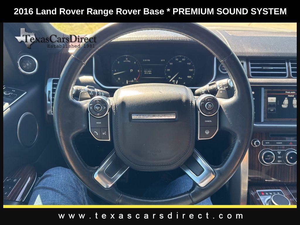 2016 Land Rover Range Rover 3.0L V6 Turbocharged Diesel Td6 10