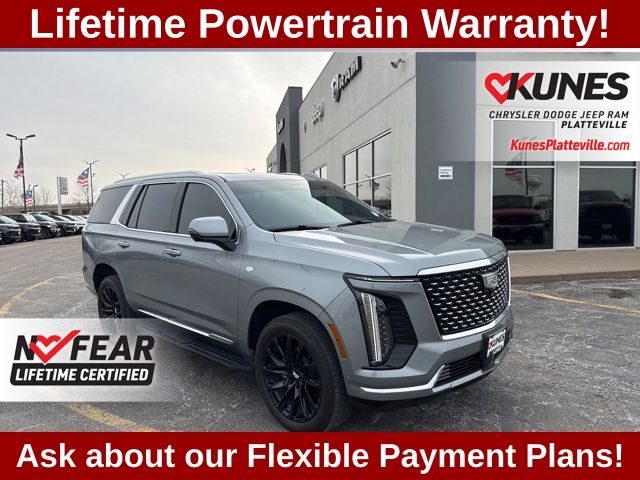 Argent Silver Metallic 2025 Cadillac Escalade SUV / Crossover Four-Wheel Drive Automatic
