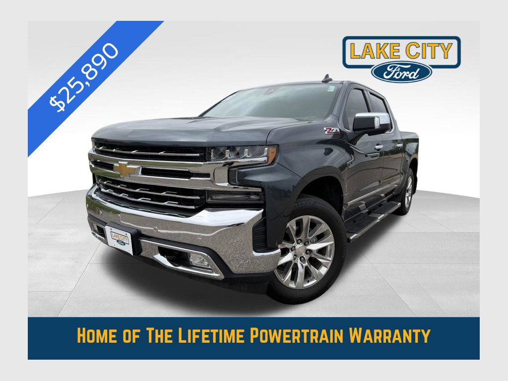 Shadow Gray Metallic 2019 Chevrolet Silverado 1500 Pickup Truck Four-Wheel Drive 8-Speed Automatic