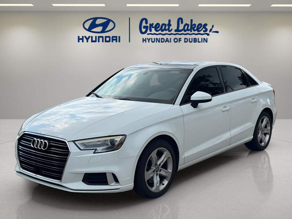 Ibis White 2018 Audi A3 Sedan Front-Wheel Drive 6-Speed Automatic