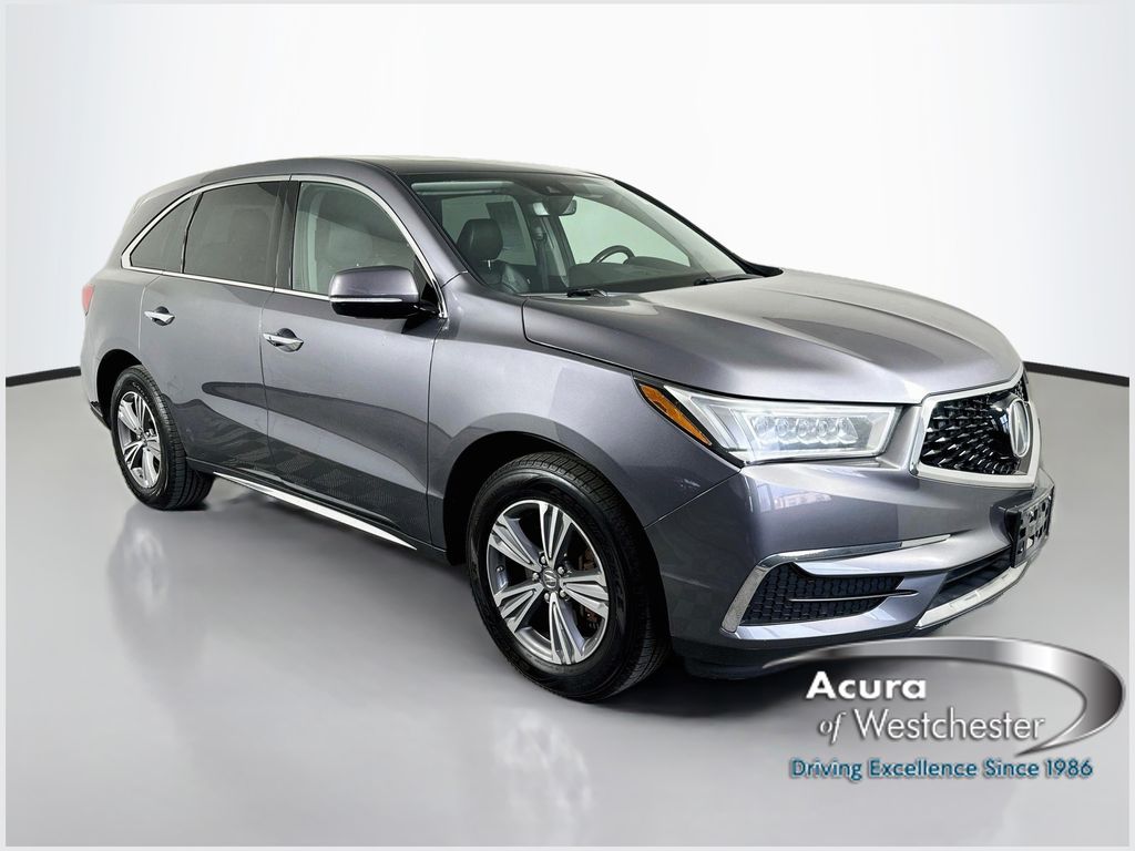 Gray 2019 Acura MDX SUV / Crossover All-Wheel Drive 9-Speed Automatic