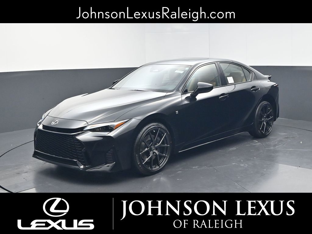 Black (Caviar) 2026 Lexus IS 350 F Sport Design RWD Sedan Rear-Wheel Drive 8-Speed Dual Clutch