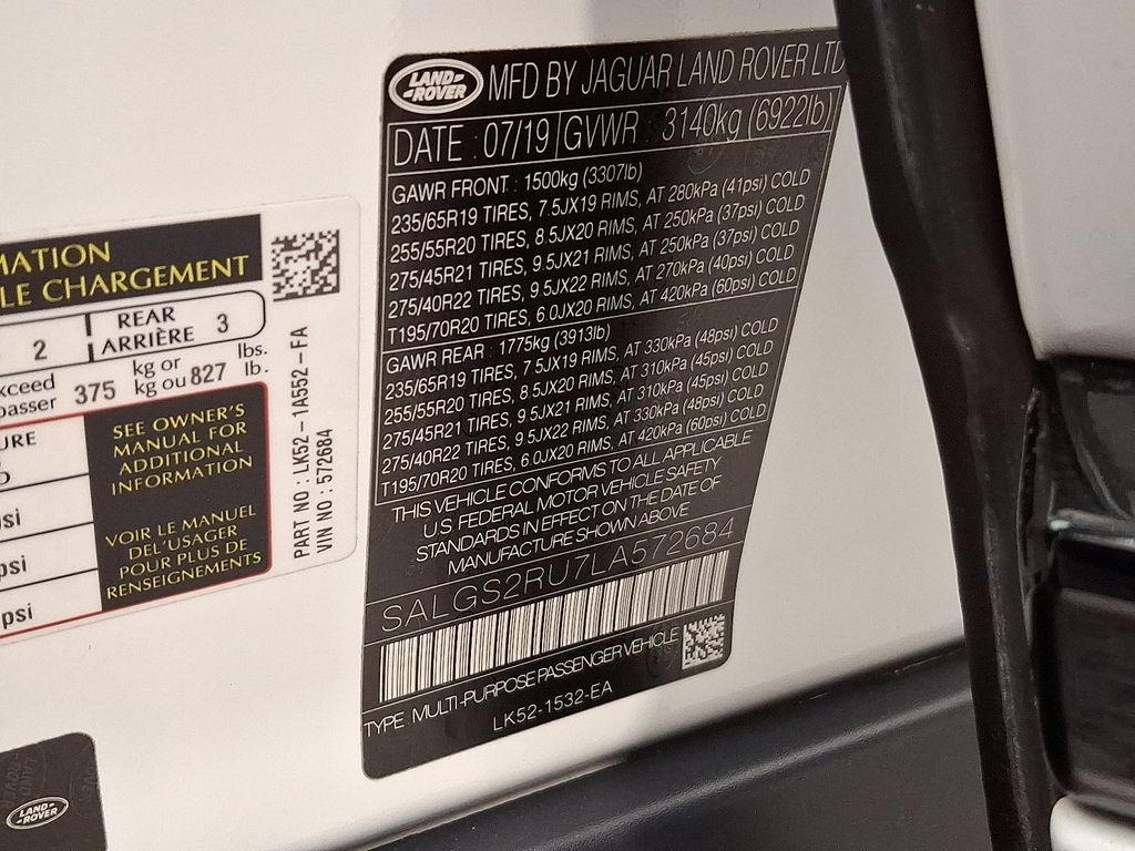 2020 Land Rover Range Rover HSE 27