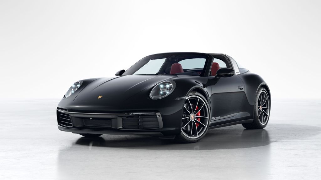 Jet Black Metallic 2024 Porsche 911 Targa 4S Cabriolet AWD Convertible All-Wheel Drive 8-Speed Automatic