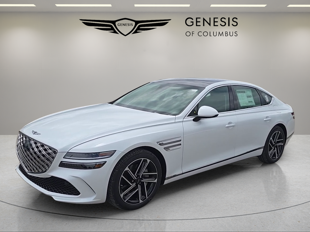 Uyuni White 2026 Genesis G80 Sedan All-Wheel Drive 8-Speed Automatic