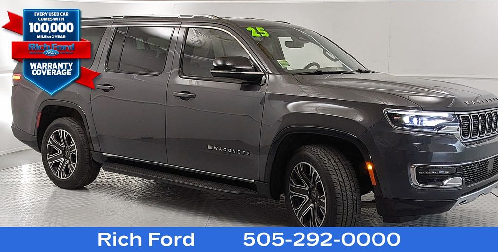 Baltic Gray Metallic Clearcoat 2025 Jeep Wagoneer L Series II 4WD SUV / Crossover Four-Wheel Drive 8-Speed Automatic