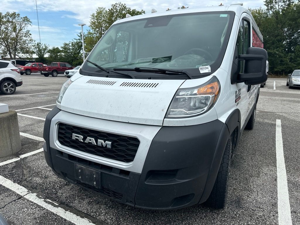 Bright White Clearcoat 2022 RAM ProMaster Van Front-Wheel Drive 9-Speed Automatic