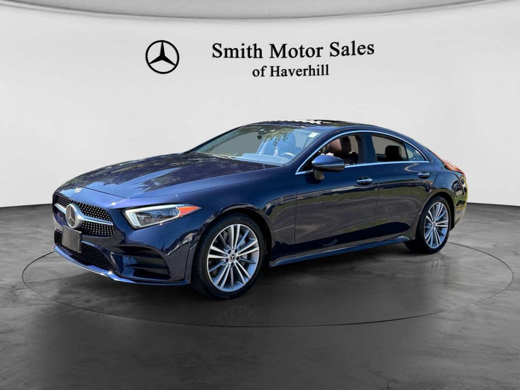 Blue Metallic 2020 Mercedes-Benz CLS Coupe All-Wheel Drive 9-Speed Automatic