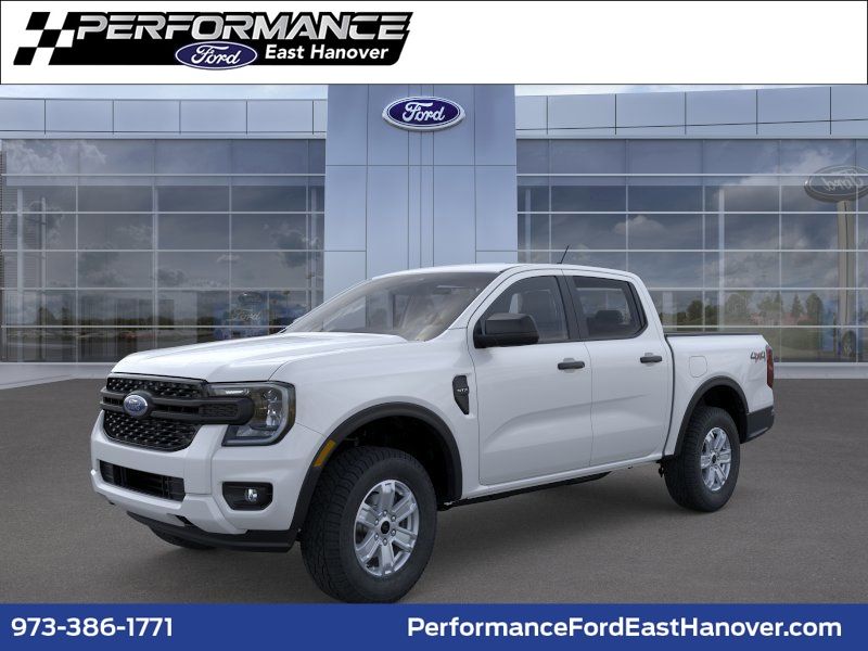 OXFORD WHT 2025 Ford Ranger XL SuperCrew 4WD Pickup Truck Four-Wheel Drive Automatic