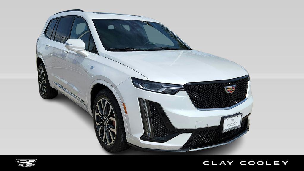 Crystal White Tricoat 2025 Cadillac XT6 Sport AWD SUV / Crossover Four-Wheel Drive 9-Speed Automatic