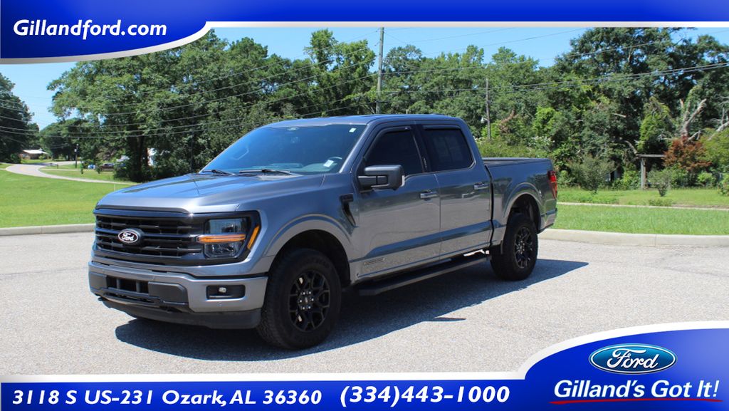 Gray Metallic 2024 Ford F-150 Pickup Truck Four-Wheel Drive Automatic