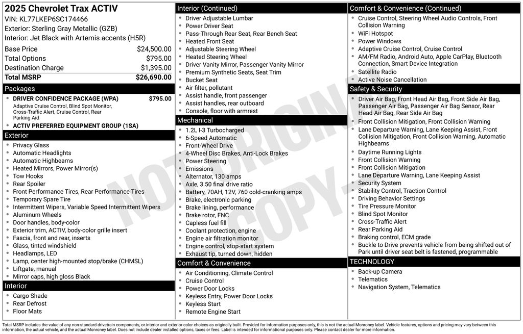 Thumbnail: 2025 Chevrolet Trax - 31