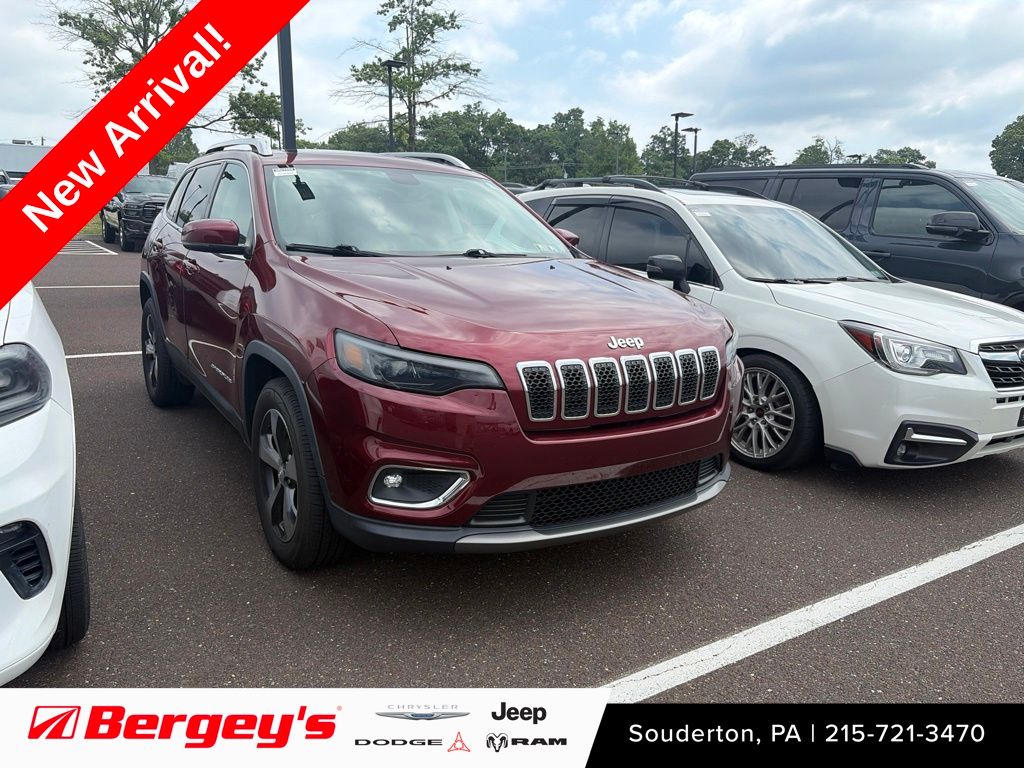 Velvet Red Pearlcoat 2019 Jeep Cherokee Limited 4WD SUV / Crossover Four-Wheel Drive 9-Speed Automatic
