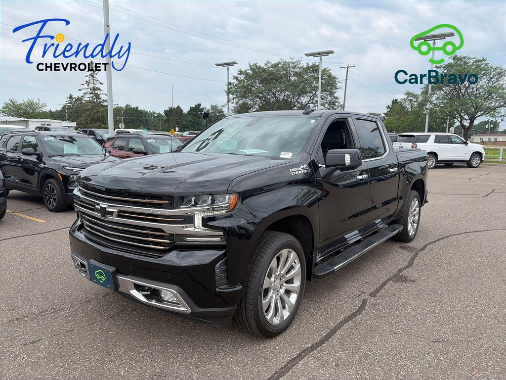 Black 2021 Chevrolet Silverado 1500 Pickup Truck Four-Wheel Drive Automatic