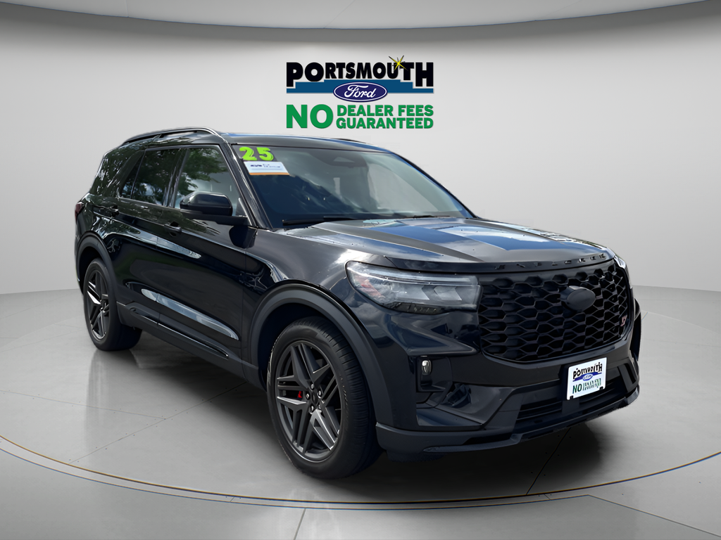 Black Metallic 2025 Ford Explorer ST AWD SUV / Crossover All-Wheel Drive Automatic