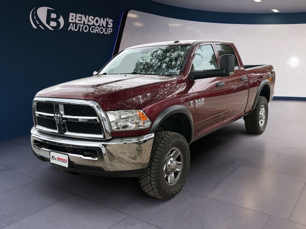 Delmonico Red Pearlcoat 2018 RAM 2500 Tradesman Crew Cab 4WD Pickup Truck Four-Wheel Drive 6-Speed Automatic