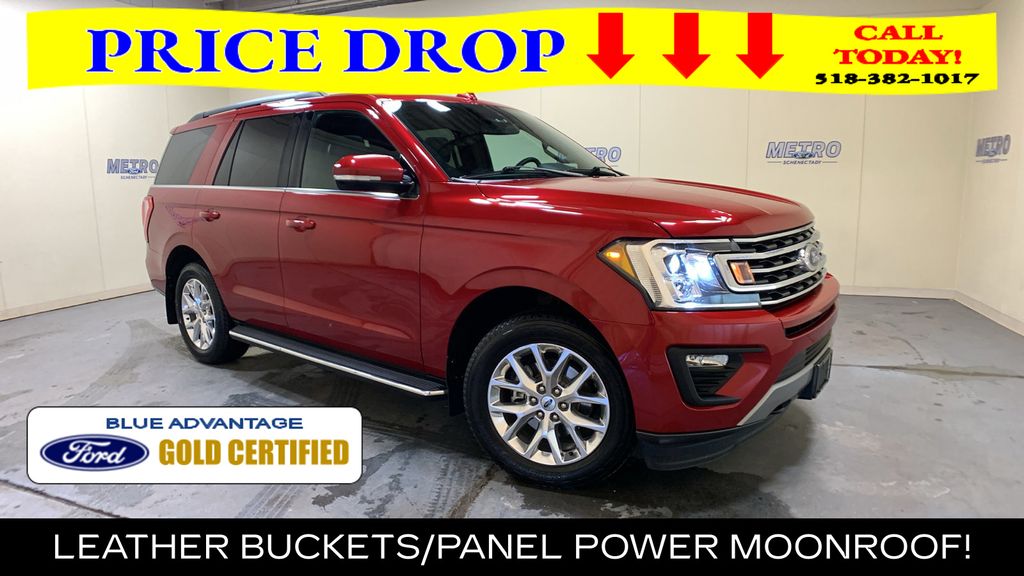 Red Metallic 2021 Ford Expedition XLT 4WD SUV / Crossover Four-Wheel Drive Automatic