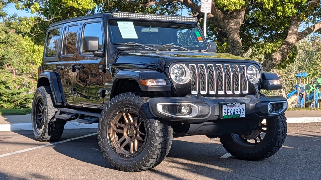 Used 2020 Jeep Wrangler Unlimited Sahara 4D Sport Utility