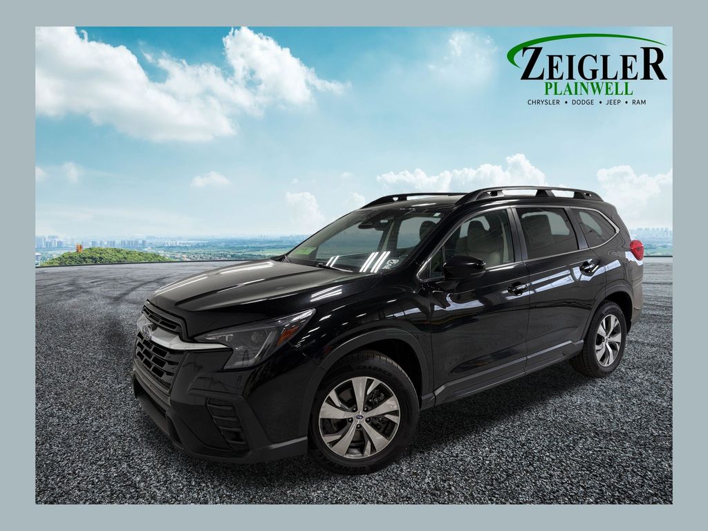 Crystal Black Silica 2024 Subaru Ascent Premium 7-Passenger AWD SUV / Crossover All-Wheel Drive Continuously Variable Transmission