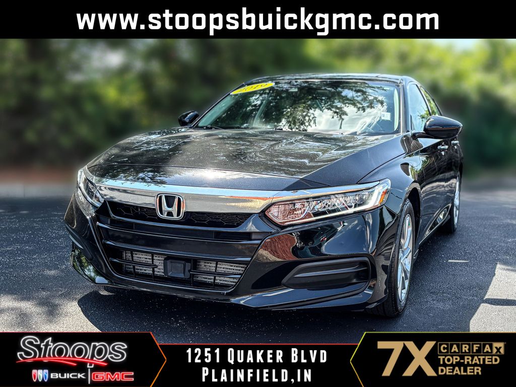 Crystal Black Pearl 2019 Honda Accord Sedan Front-Wheel Drive Continuously Variable Transmission