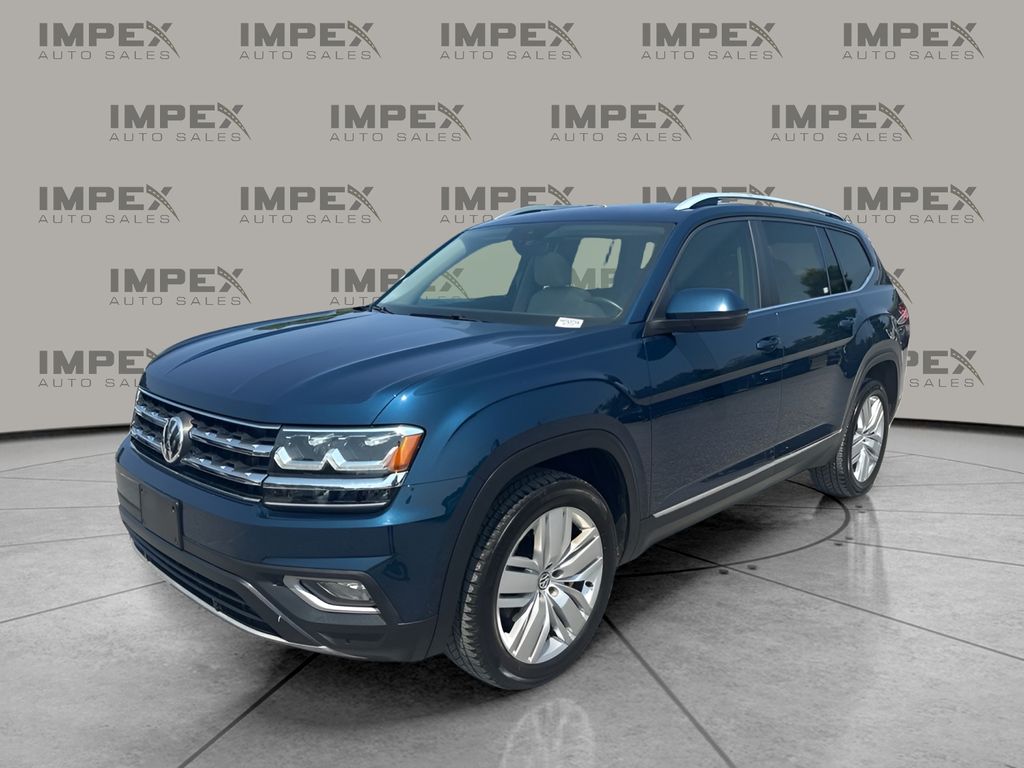 Tourmaline Blue Metallic 2019 Volkswagen Atlas SUV / Crossover All-Wheel Drive 8-Speed Automatic