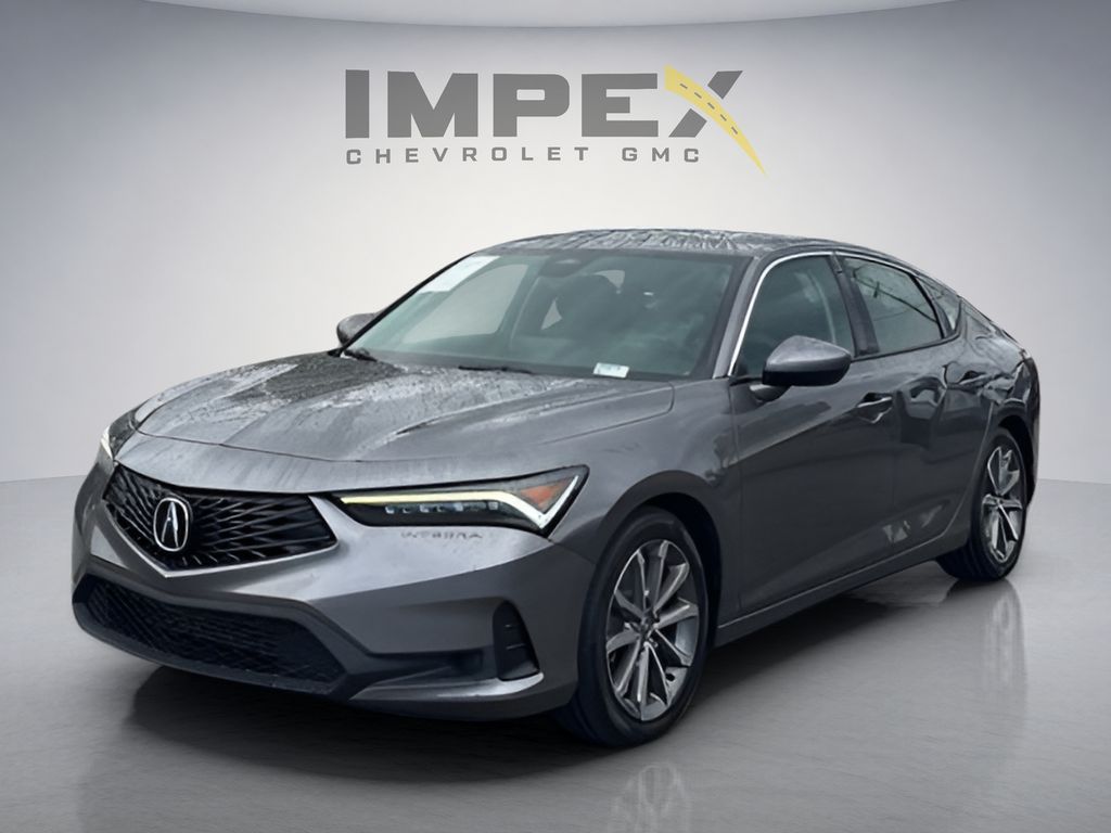 Gray 2023 Acura Integra Sedan Front-Wheel Drive Continuously Variable Transmission