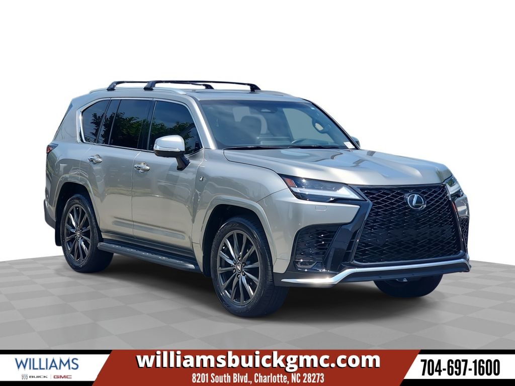 Silver 2025 Lexus LX SUV / Crossover All-Wheel Drive 10-Speed Automatic