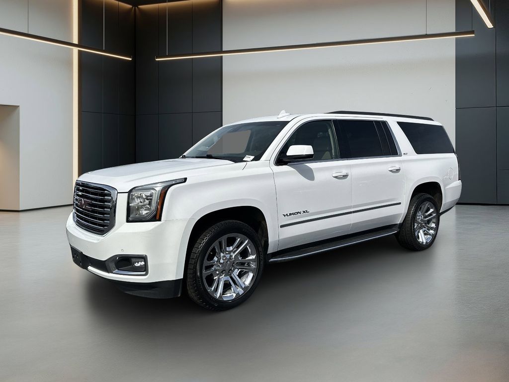 Summit White 2019 GMC Yukon XL SLT RWD SUV / Crossover 4X2 6-Speed Automatic Overdrive