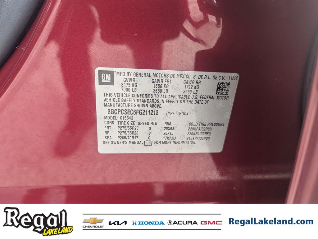 used 2015 Chevrolet Silverado 1500 car, priced at $17,992