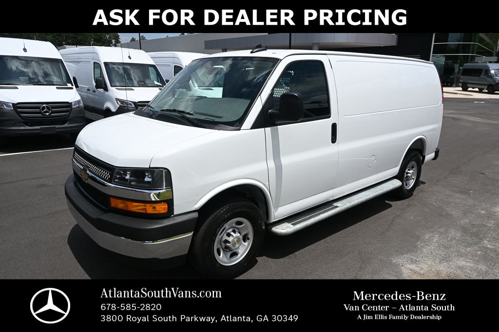Summit White 2025 Chevrolet Express Cargo 2500 RWD Van Rear-Wheel Drive 8-Speed Automatic Overdrive