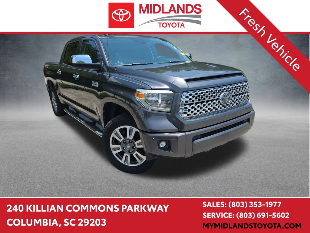 Magnetic Gray Metallic 2018 Toyota Tundra Pickup Truck Four-Wheel Drive 6-Speed Automatic Overdrive