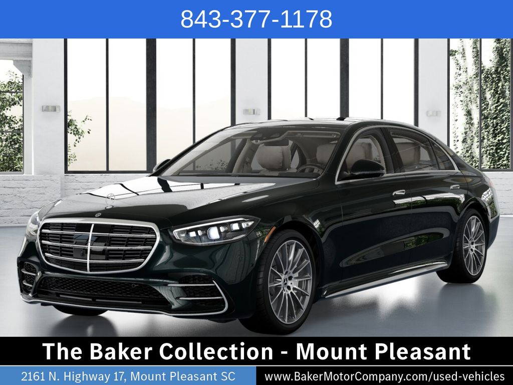 Emerald Green Metallic 2026 Mercedes-Benz S-Class Sedan All-Wheel Drive 9-Speed Automatic