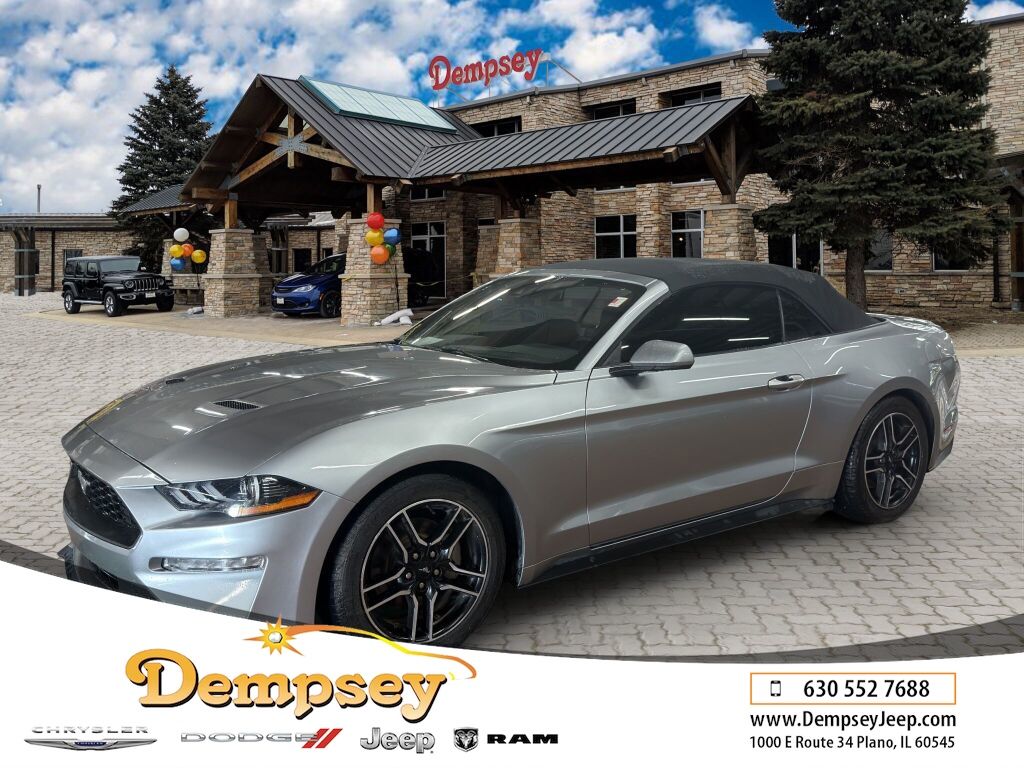 Silver Metallic 2022 Ford Mustang Convertible Rear-Wheel Drive Automatic
